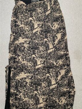 Versace Classic V2 Skirt Womens Size XL Double Side Slit Flawed
